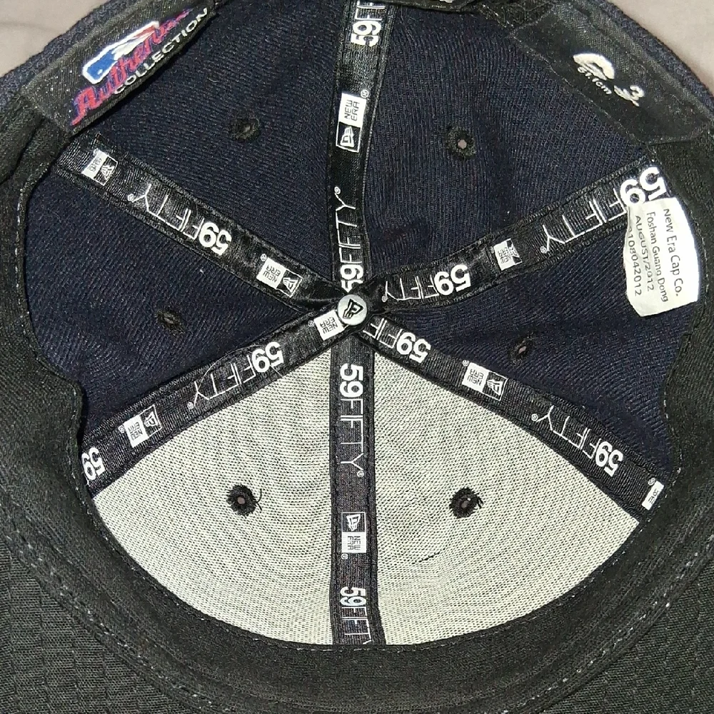 SUN SALE  Youth Detroit Tigers New Era 59FIFTY Classic Bl/Wh Fitted Hat sZ 6 3/8